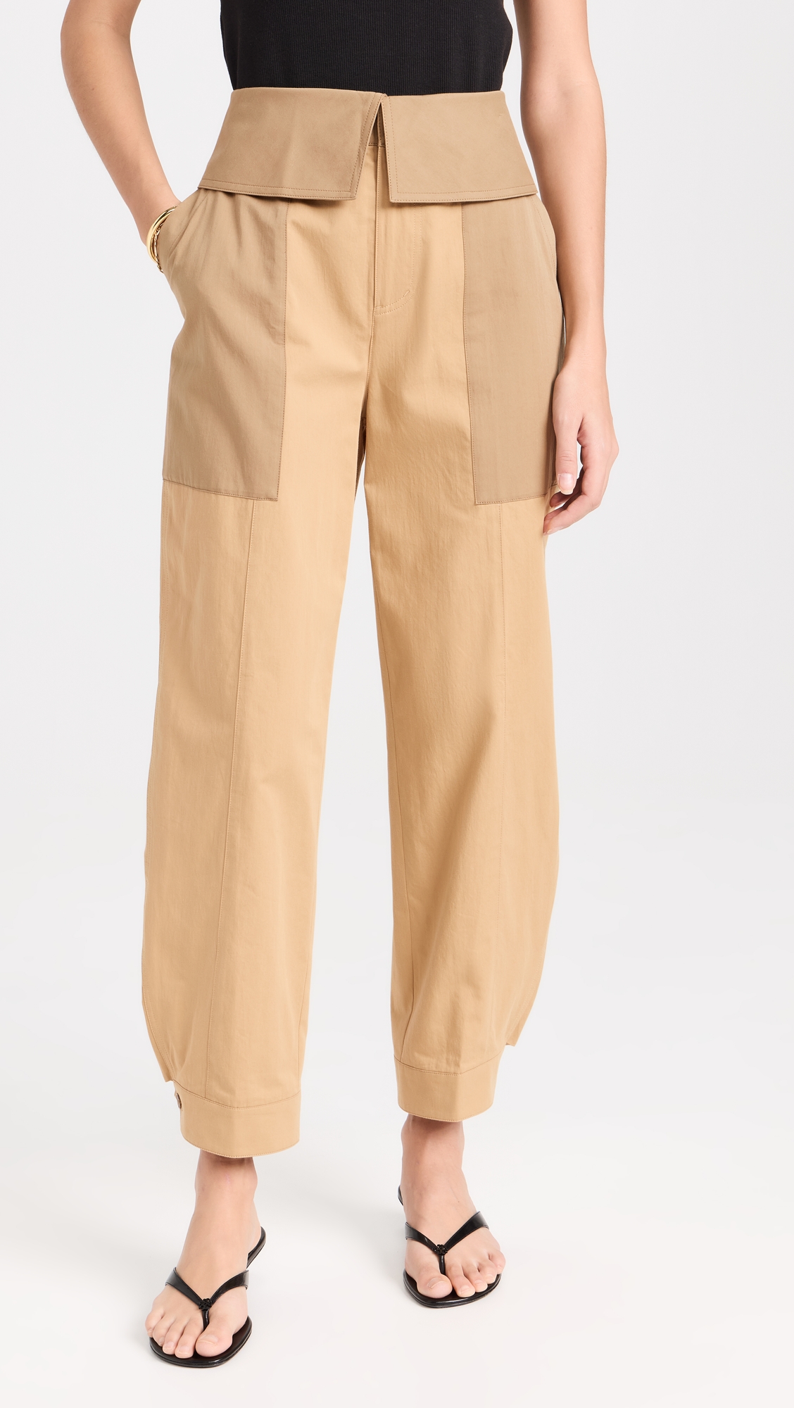 Foldover Trousers