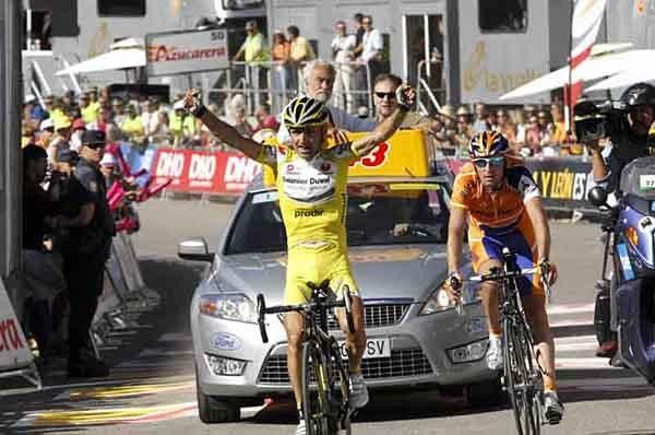 Piepoli took the stage and Menchov moved into the lead.