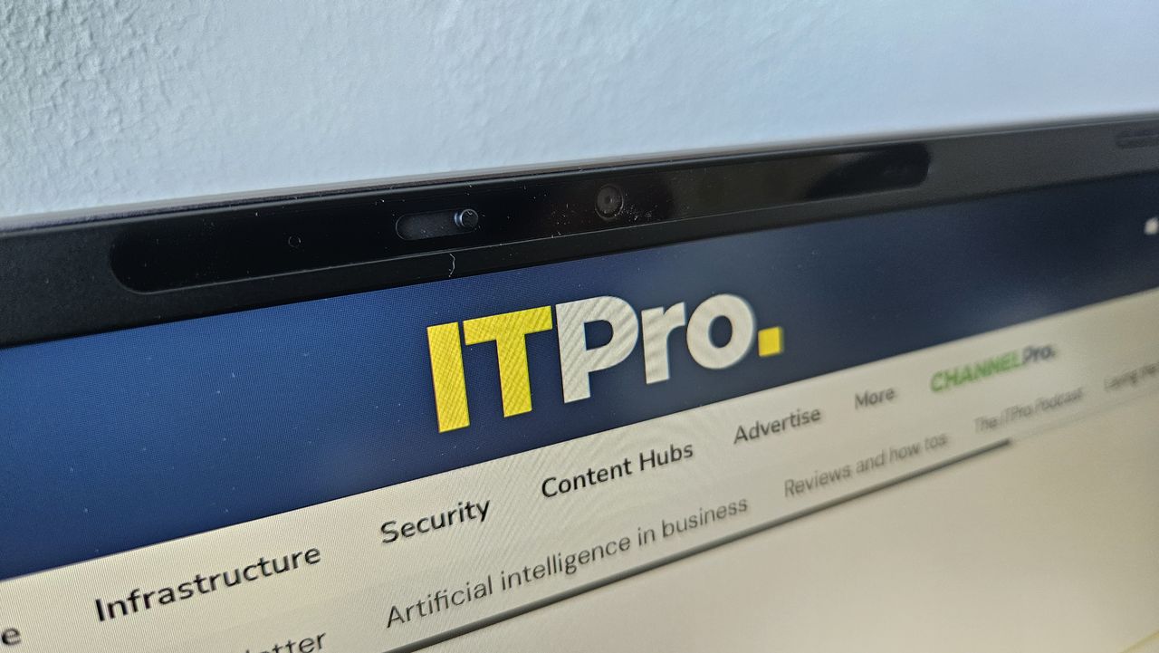 The Acer TravelMate X14 AI on a desk
