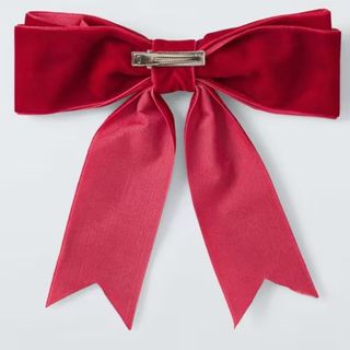 Red clip-on bow 