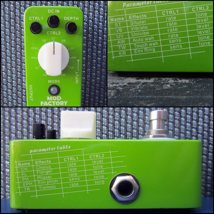 A Mooer Mod Factory guitar pedal