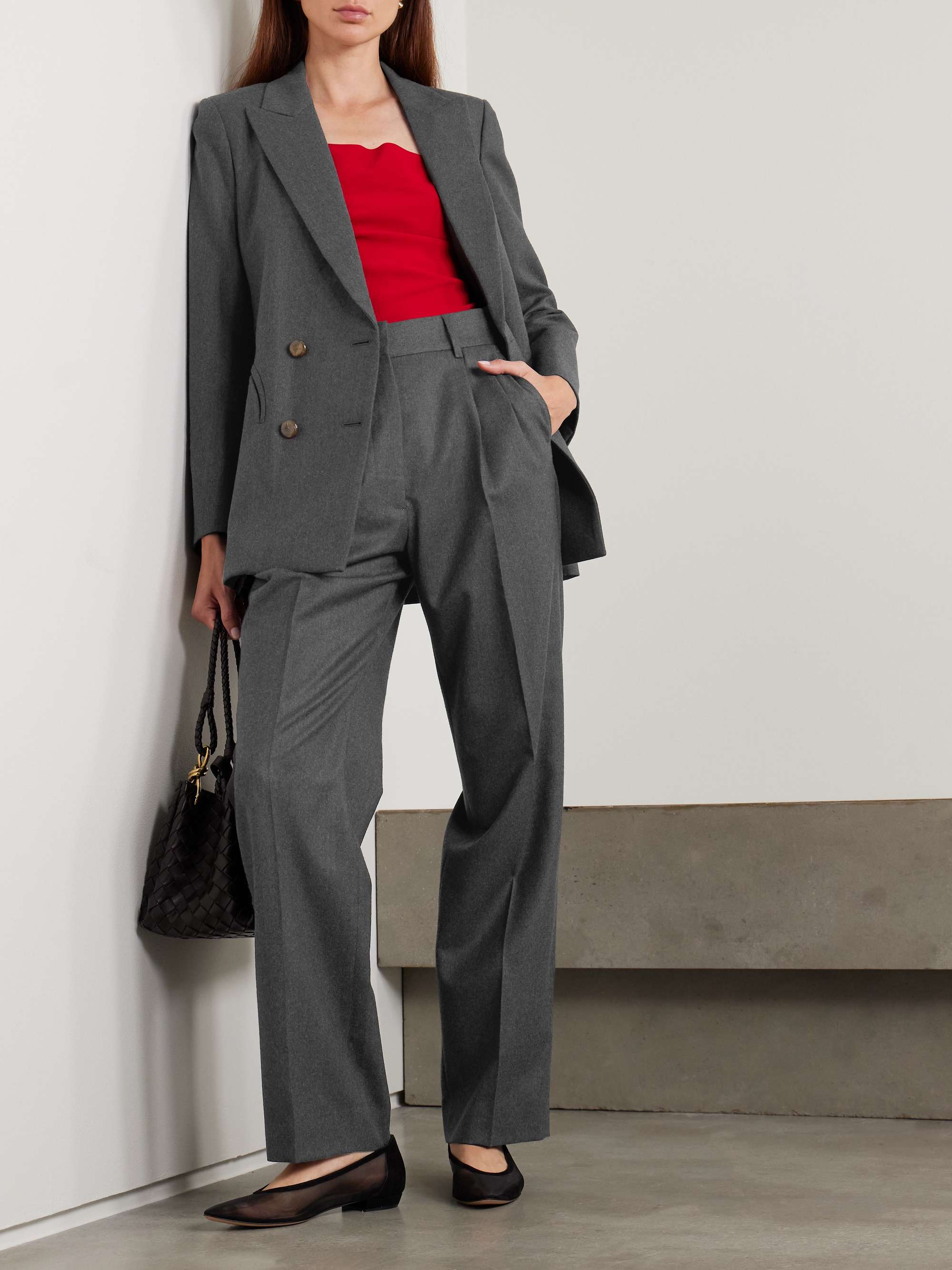 Everyday Double-Breasted Wool-Twill Blazer