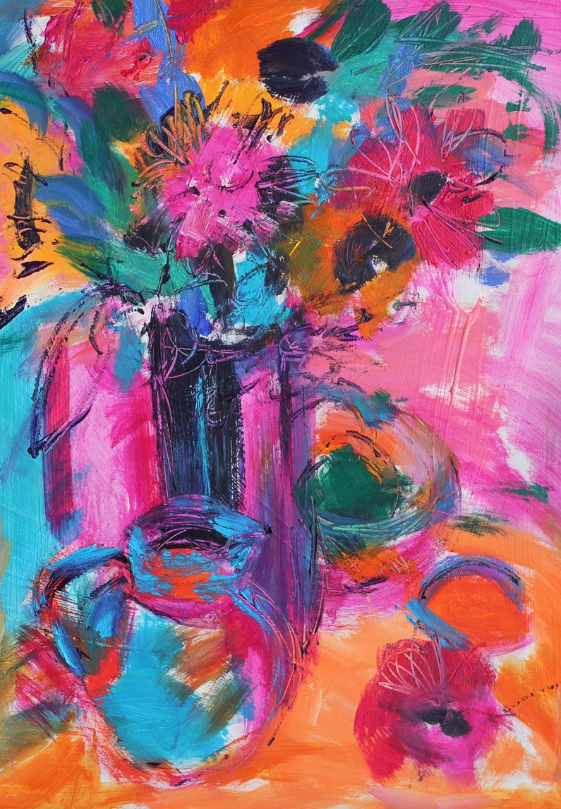 How to paint a vibrant floral still life | Creative Bloq