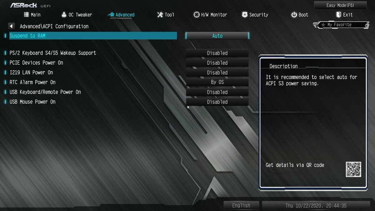 ASRock Z490M Pro4 BIOS