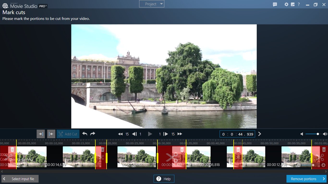 Ashampoo Movie Studio Pro 3 during our video editing software tests