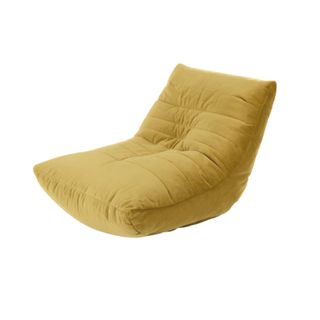 Kaikoo Gold Velvet Beanbag Chair