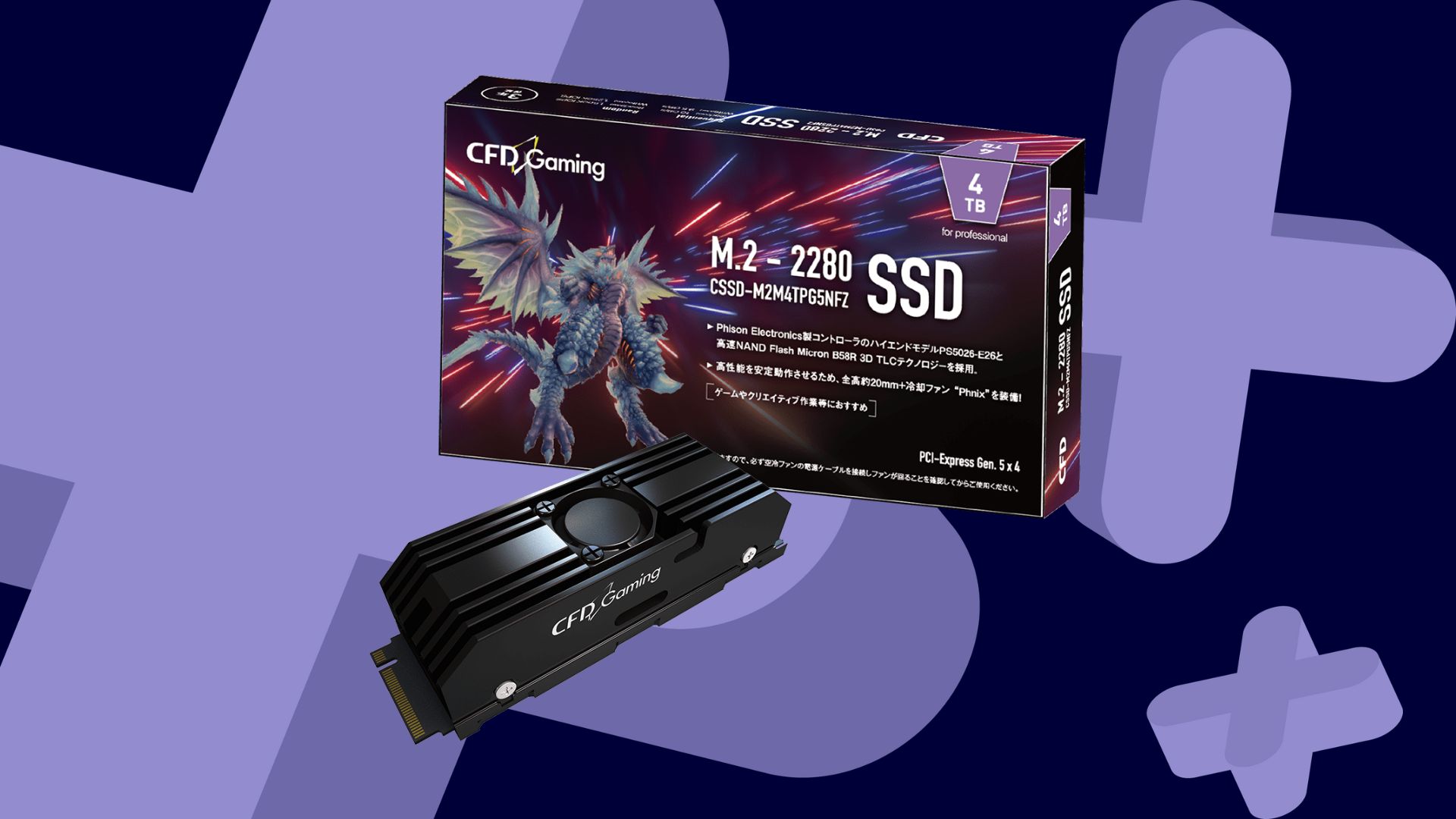 CFD Gaming launches PCIe Gen5 NVMe 2.0 M.2 SSD with up to 10 GB/s read and  9.5 GB/s write speed 