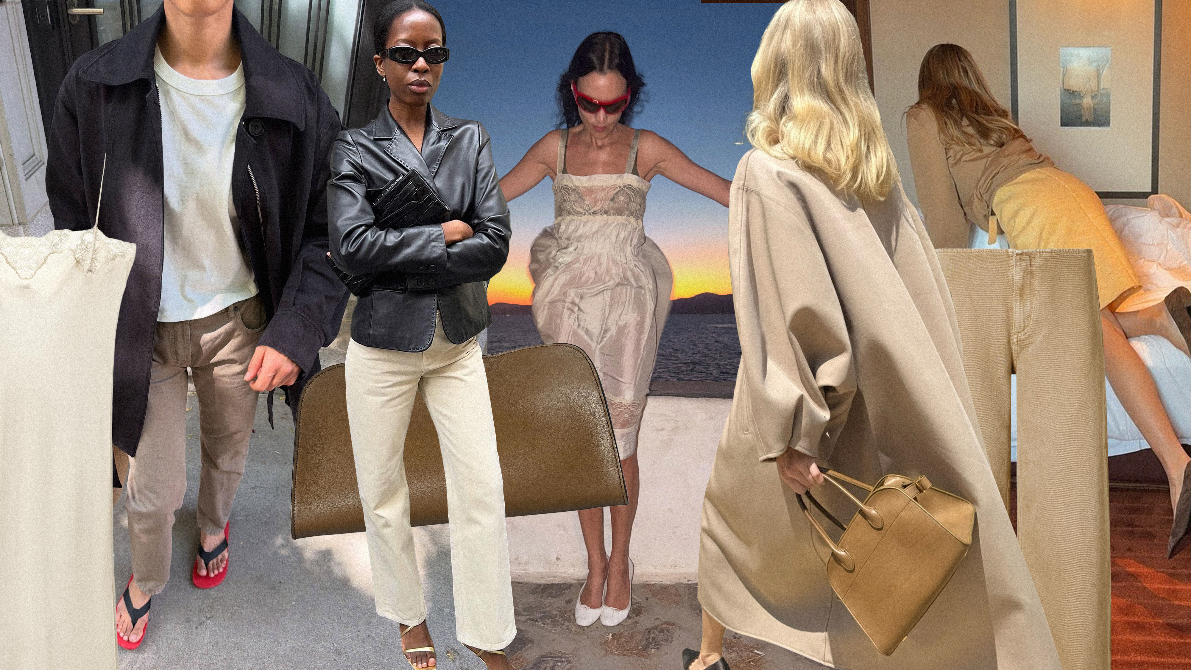 A collage of pieces on Who What Wear associate editorial director Eliza Huber's wish list for July 2026.
