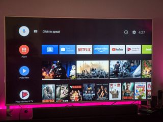 Android TV interface