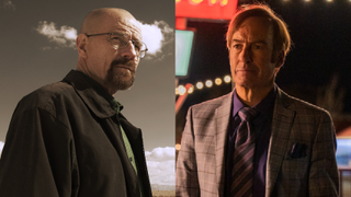 Walter White and Saul Goodman in their shows.