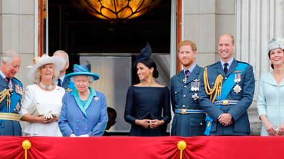 royal family on balcony