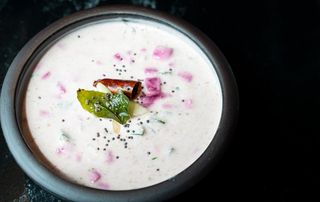 Radish and yogurt dip