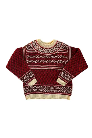 Vintage 1980s Fair Isle Crewneck Sweater Selected by Sharplilteeth