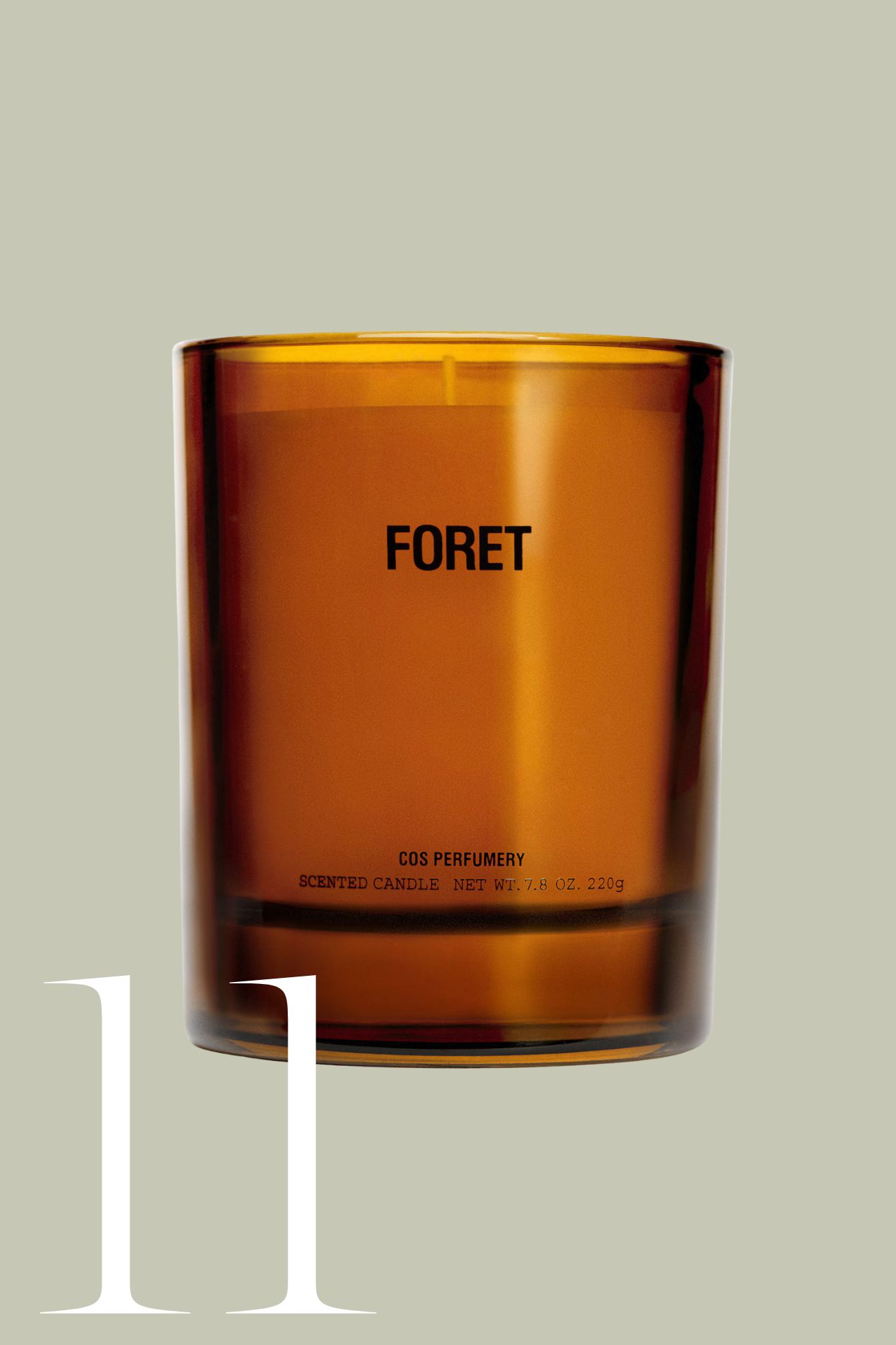 COS, PERFUMERY SCENTED CANDLE, FORET