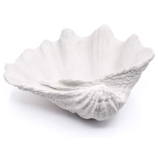 Seashell Bowl Resin Large Clam Shell Decor