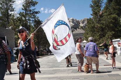 A QAnon flag