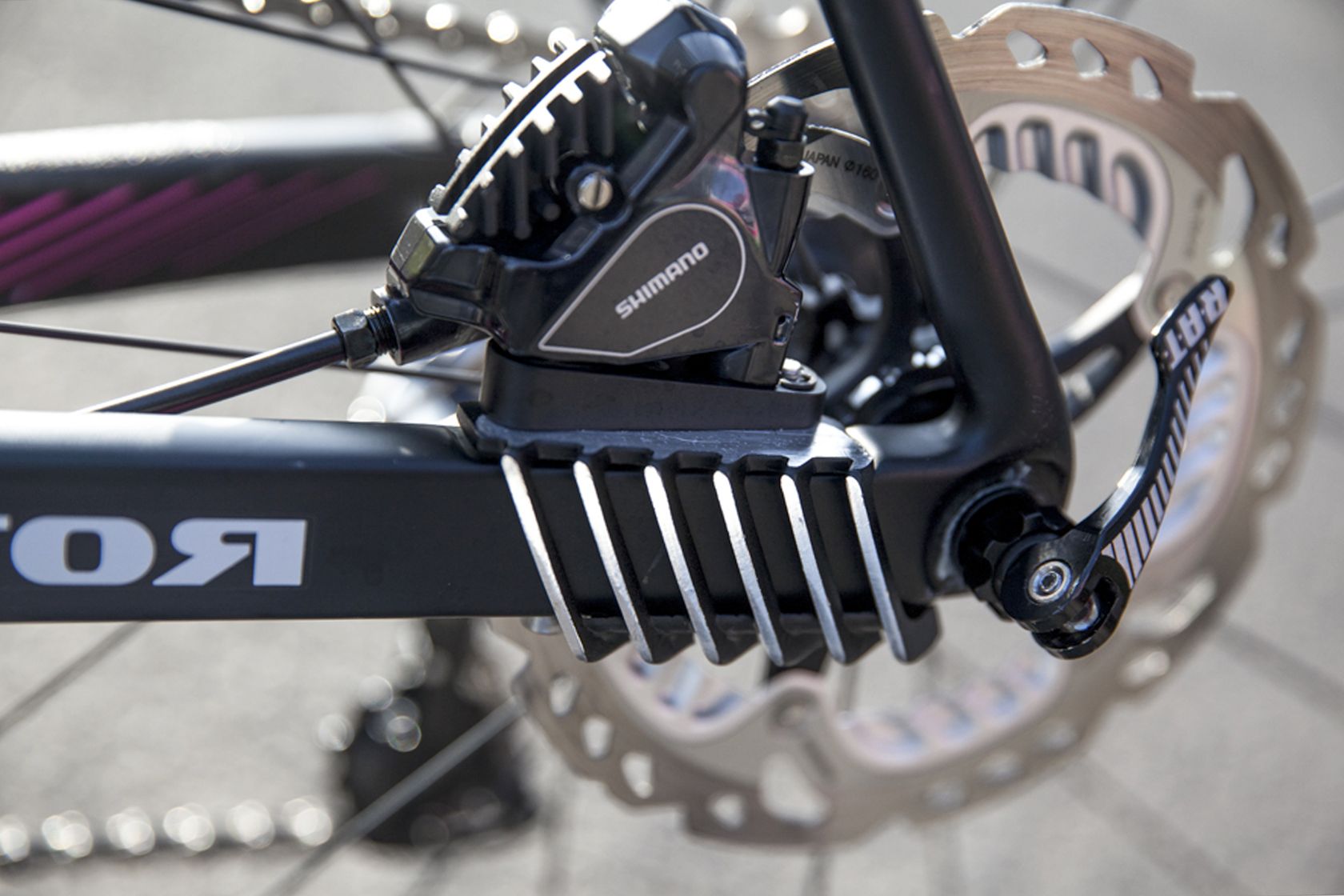 disc brakes rubbing on bike