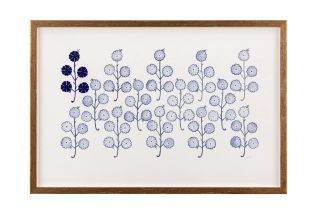 Neisha Crosland Gardenia (Lavender) Hand Painted Artwork