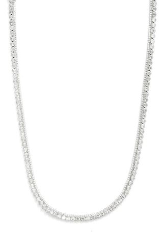 Bezel Set Cubic Zirconia Collar Necklace