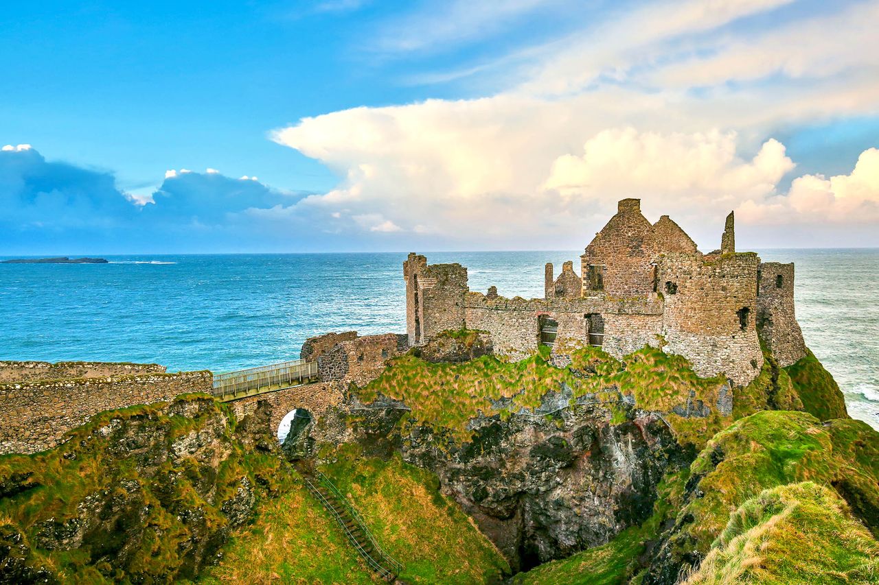 Dunluce Castle, County Antrim, Northern Ireland.