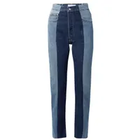 The Twin two-tone high-rise straight-leg jeans, £255 | E.L.V Denim