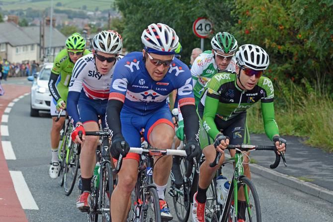 Ian Wilkinson (Team UK Youth) leads the day-long break