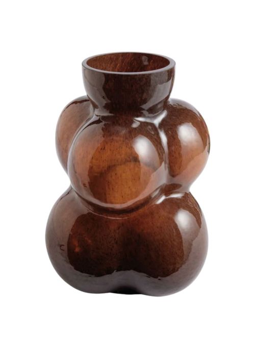 Brown Bobble Vase