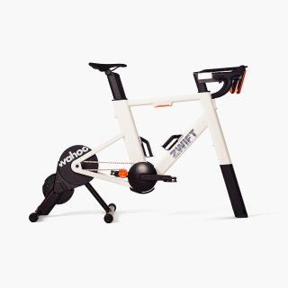a zwift ride with wahoo kickr core sat on a white background. 