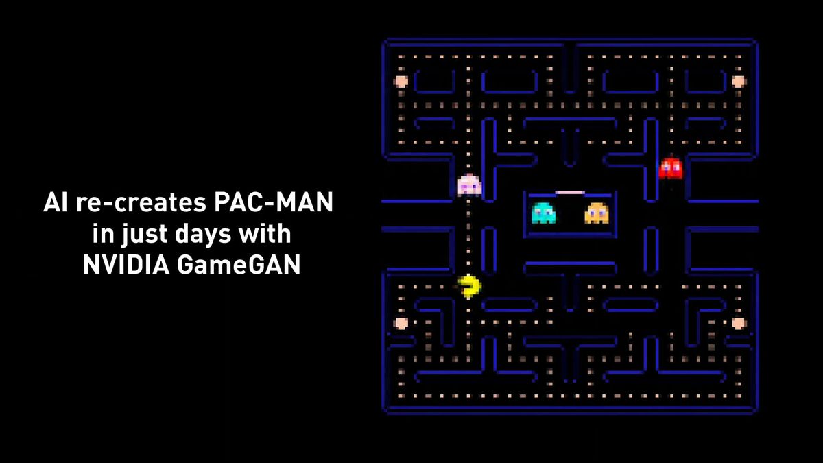 Nvidia GameGAN Pac-Man