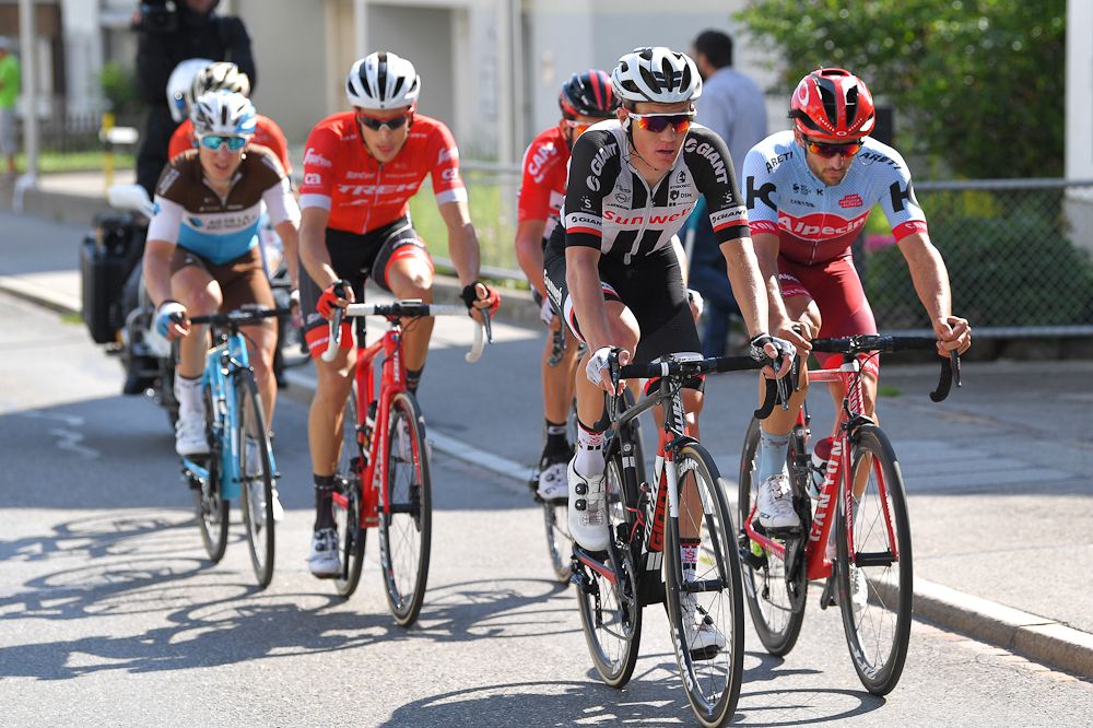 Soren Kragh Andersen (Team Sunweb) in the break during stage 6 at Tour de Suisse
