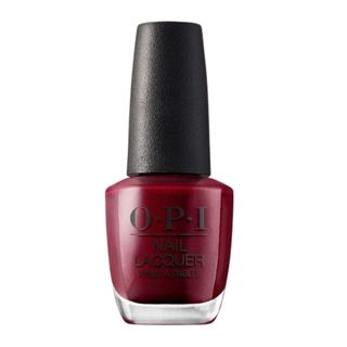 A press picture of OPI Classic Nail Polish in shade Bogota Blackberry on a white background