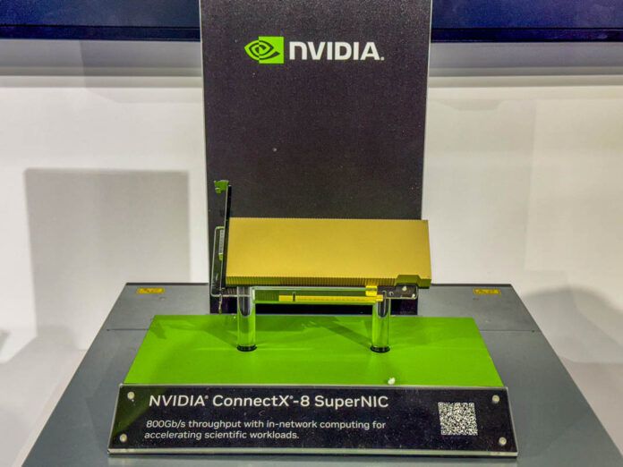 The shape of things to come? Nvidia's super fast 800GBps SuperNIC card spied and this Connect X-8 AIB vaguely resembles a GPU