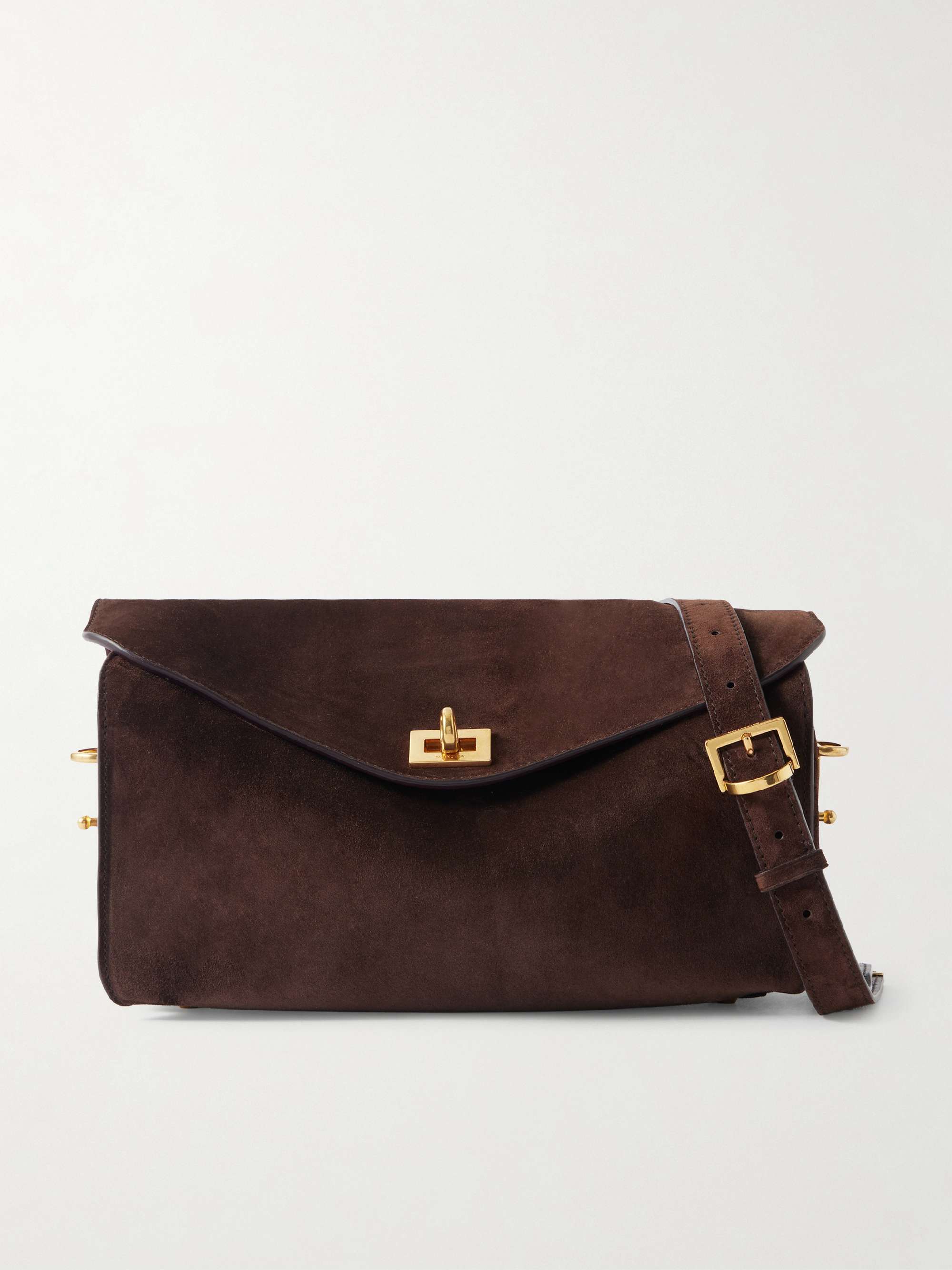 Paris Vii Suede Shoulder Bag