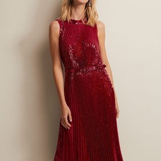 Phase Eight red sequin dress