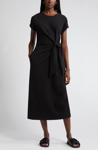 Tie Waist Midi Dress