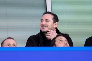 Frank Lampard at Stamford Bridge during Chelsea's 0-0 draw with Liverpool