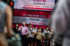 Hong Kong stock market.