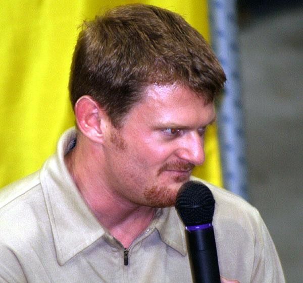 Answering questions; but only about cycling safety and his recent hip surgery
