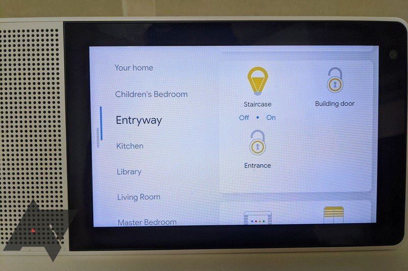 Assistant Display Smart Home Controls