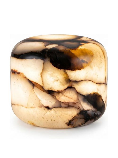 Natural Marble Lamp, Cordless Rechargeable Tap Light