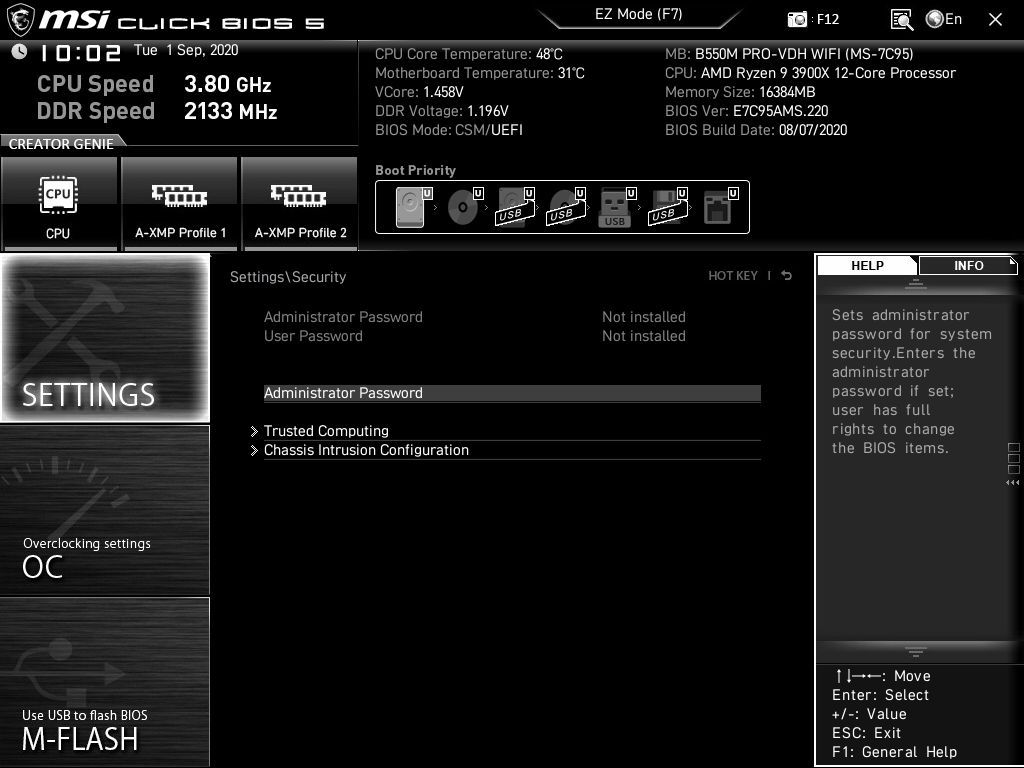 MSI B550M Pro-VDH Wi-Fi