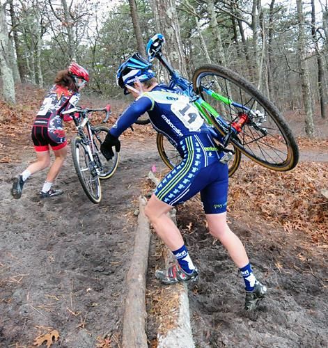 Anna Milkowski (Bikereg) on lap two.