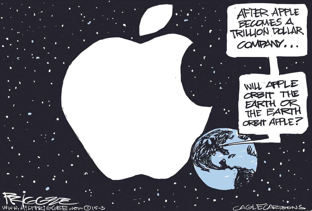 
Editorial cartoon U.S. Technology Apple