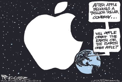 
Editorial cartoon U.S. Technology Apple