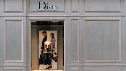 A Dior store. 