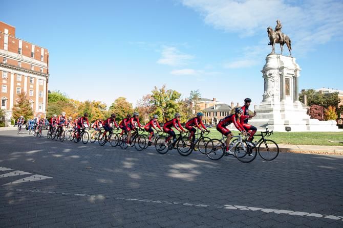 Team USA on Monument Avenue