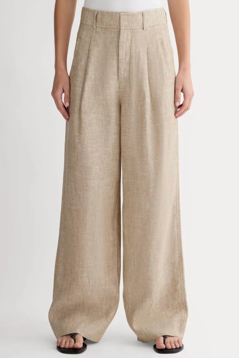 Everlane Linen Way-High Drape Pants