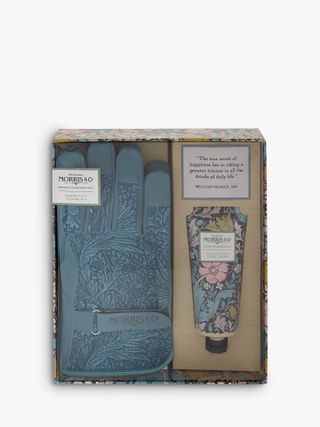 Morris & Co. Gloves & Hand Cream Gardening Gift Set