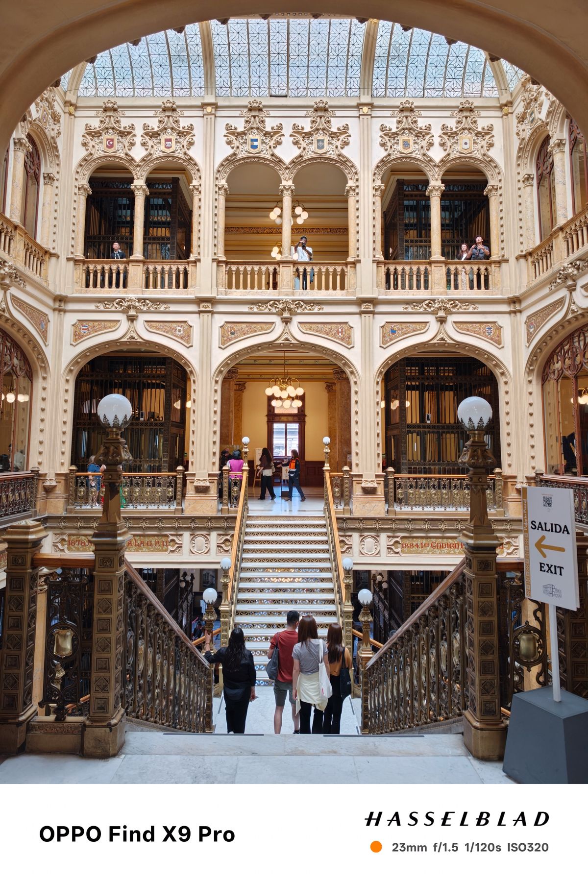 The interior of the Placio postal in Mexico City