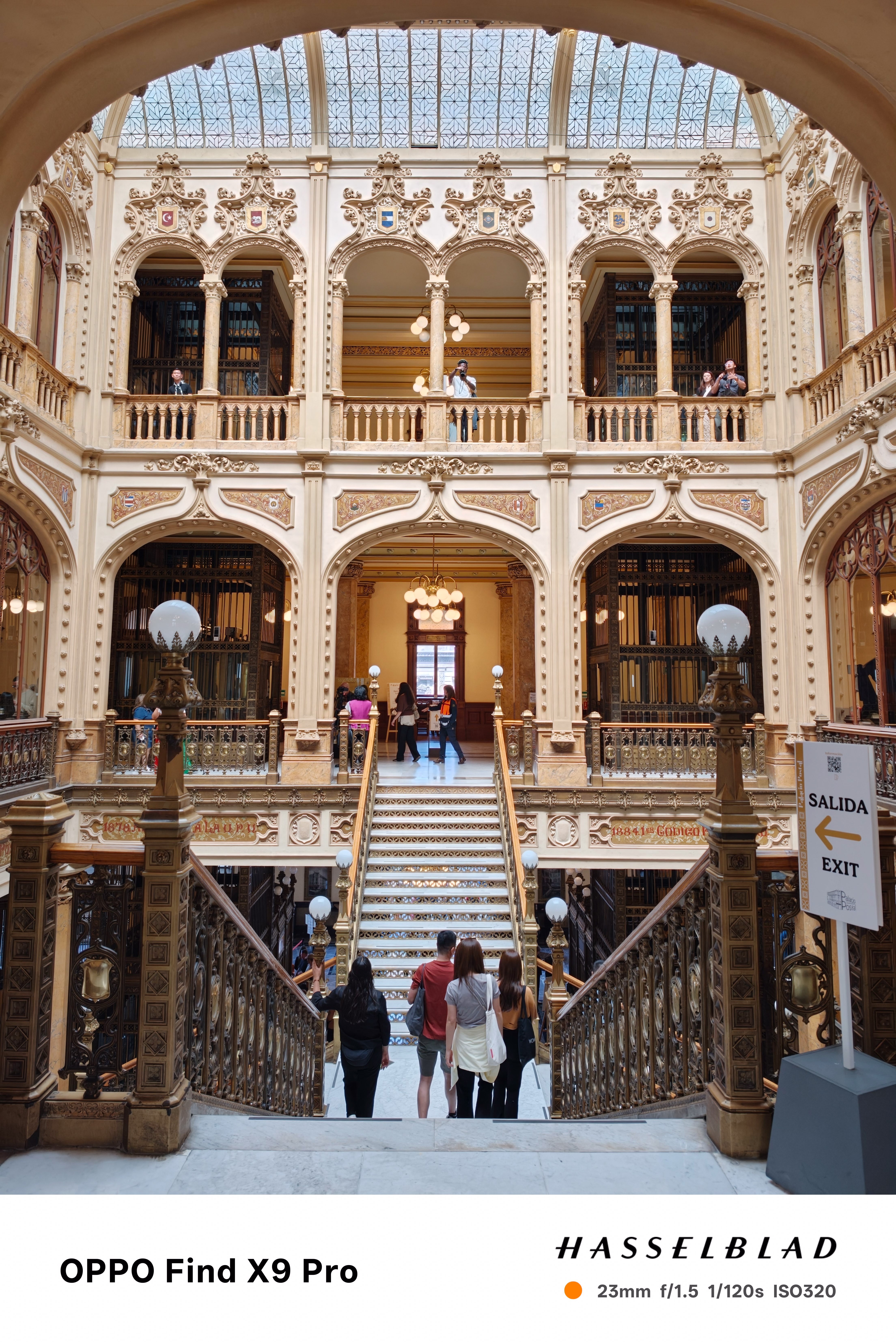 The interior of the Placio postal in Mexico City